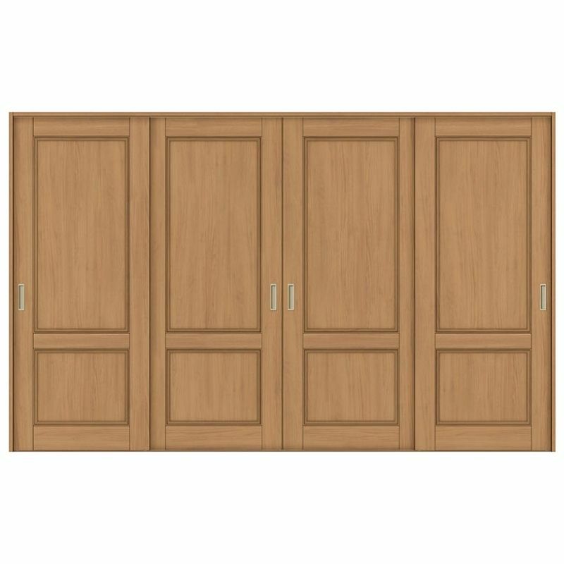 室内引戸 引き違い戸 4枚建 Vレール方式 ラシッサS パネルタイプ LAY ケーシング付枠 3220 W3253×H2023mm リクシル トステム 引違い戸 ドア 引き戸 LIXIL/TOSTEM リビング建材 室内建具 戸 扉 ドア リフォーム DIY