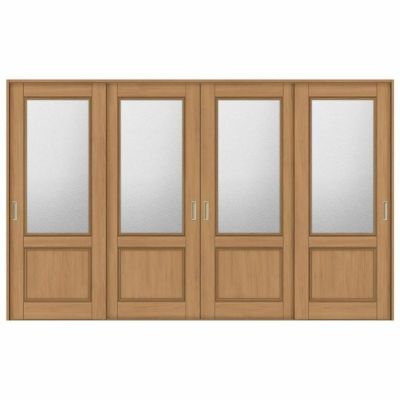 室内引戸 引き違い戸 4枚建 Vレール方式 ラシッサS ガラスタイプ LGY ケーシング付枠 3220 W3253×H2023mm リクシル トステム 引違い戸 ドア 引き戸 LIXIL/TOSTEM リビング建材 室内建具 戸 扉 ドア リフォーム DIY