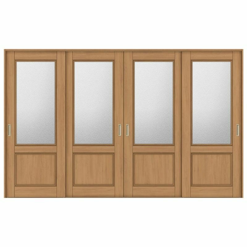 室内引戸 引き違い戸 4枚建 Vレール方式 ラシッサS ガラスタイプ LGY ケーシング付枠 3220 W3253×H2023mm リクシル トステム 引違い戸 ドア 引き戸 LIXIL/TOSTEM リビング建材 室内建具 戸 扉 ドア リフォーム DIY