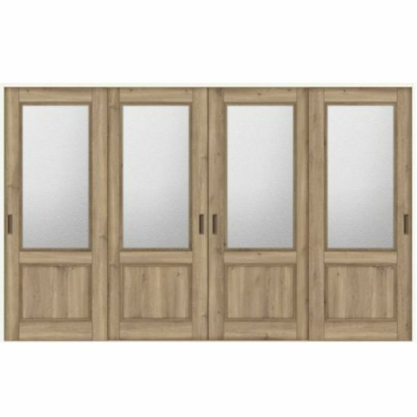 室内引戸 引き違い戸 4枚建 Vレール方式 ラシッサD ヴィンティア LGY ケーシング付枠 3220 W3253×H2023mm リクシル トステム 引違い戸 引き戸 ドア 引き戸 LIXIL/TOSTEM リビング建材 室内建具 戸 扉 ドア リフォーム DIY