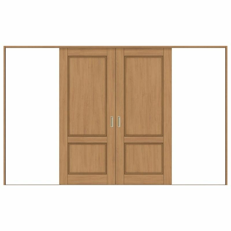 室内引戸 引分け戸 Vレール方式 ラシッサS パネルタイプ LAY ケーシング付枠 3220 W3253×H2023mm リクシル トステム 引き分け戸 室内 ドア 引き戸 LIXIL/TOSTEM リビング建材 室内建具 戸 扉 ドア リフォーム DIY