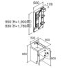 ピアラ 洗面台本体 AR3N-505SY/■H ミラーキャビネット MAR3-501TXSU セット 間口500mm LIXIL リクシル INAX イナックス 洗面化粧台 リフォーム DIY 3枚目