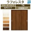 クローゼットドア 引き戸 3枚連動引戸 TA/YA1 ノンケーシング枠 四方枠 24420 [W2445×H2045mm] ラフォレスタ フラット YKKap 室内ドア 収納 建具 板戸 障子 扉 おしゃれ リフォーム DIY 2枚目