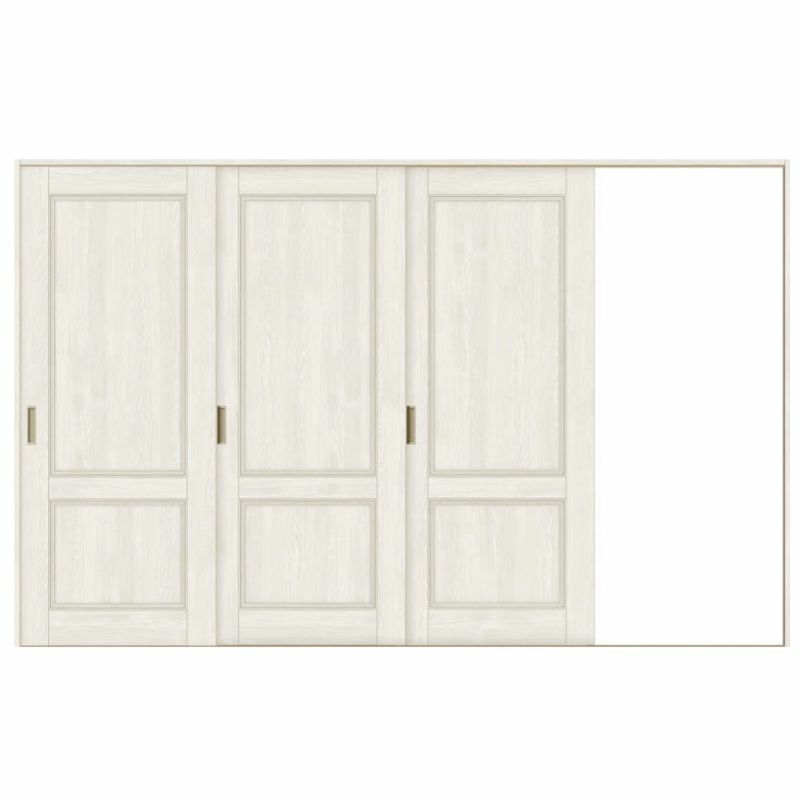 オーダーサイズ リクシル ラシッサＳ 室内引戸 Vレール方式 片引戸3枚建 ASKT-LAY ノンケーシング枠 W2308～3916mm×Ｈ1728～2425mm