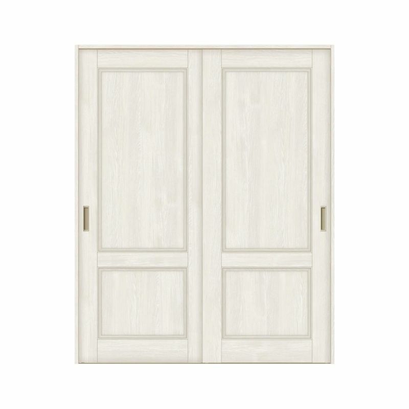 オーダーサイズ リクシル ラシッサＳ 室内引戸 Vレール方式 引違い戸2枚建 ASHH-LAY ノンケーシング枠 W1188～1992mm×Ｈ1728～2425mm