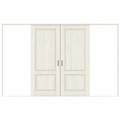 オーダーサイズ リクシル ラシッサＳ 室内引戸 Vレール方式 引分け戸 ASWH-LAY ノンケーシング枠 W2341～3949mm×Ｈ1728～2425mm