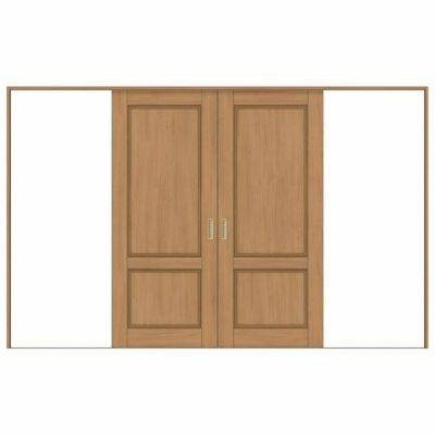 オーダーサイズ リクシル ラシッサＳ 室内引戸 Vレール方式 引分け戸 ASWH-LAY ケーシング付枠 W2341～3949mm×Ｈ1728～2425mm