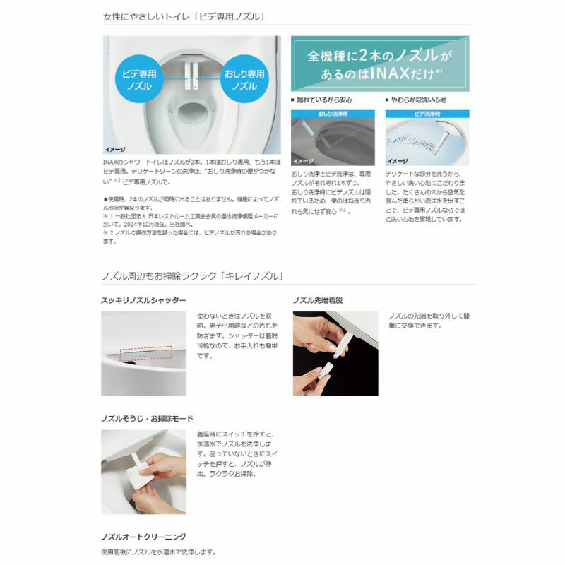 温水洗浄便座 CW-KA31QBシャワートイレ KAシリーズ平付・隅付タンク式便器用フルオートリモコン式 INAX イナックス LIXIL リクシル 便座 本体 交換 7枚目