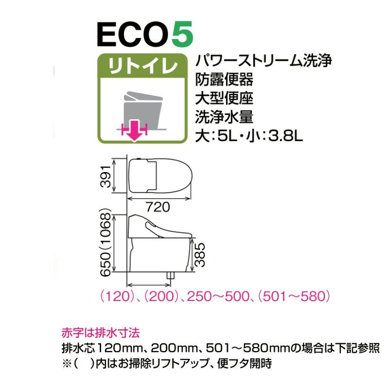 プレアスLSタイプ リトイレ グレードCLR6A シャワートイレ 便器  フルオートリモコン式  INAX イナックス LIXIL リクシル 交換 取り替えYBC-CL10HU DT-CL116AHU 2枚目
