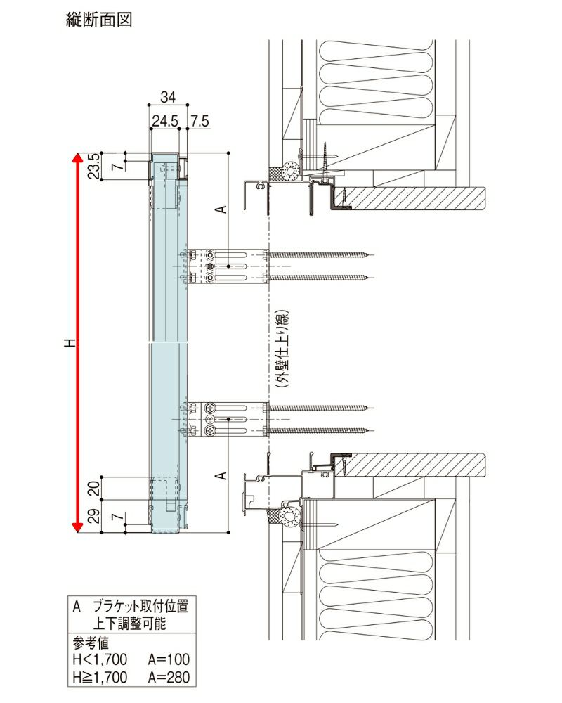 ヒシクロス面格子 06015 W700×H1620mm 在来/204工法 壁付け 規格寸法 菱 面格子 窓 サッシ 後付け 防犯 目隠し LIXIL TOSTEM リクシル トステム リフォーム DIY 3枚目