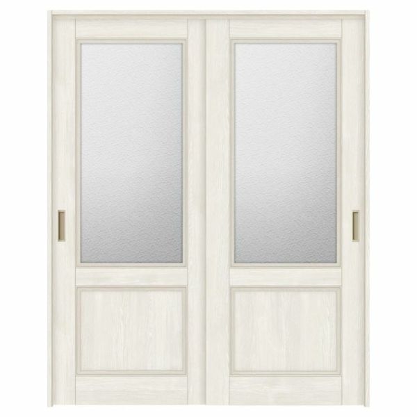 室内引戸 引き違い戸 2枚建 上吊方式 ラシッサS ガラスタイプ LGY ノンケーシング枠 1620/1820 リクシル トステム 上吊り引違い戸 リフォーム DIY