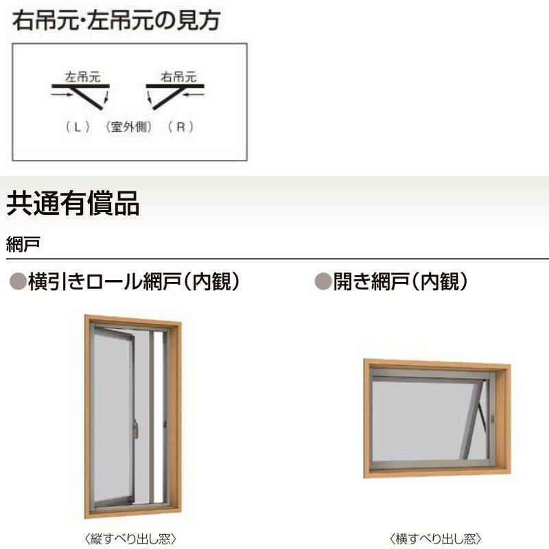 縦すべり出し窓 06007 セレクトサッシＰＧ W640×H770 mm LIXIL アルミサッシ アルミ窓 縦すべり出し 窓 複層 ガラス リフォーム DIY 4枚目