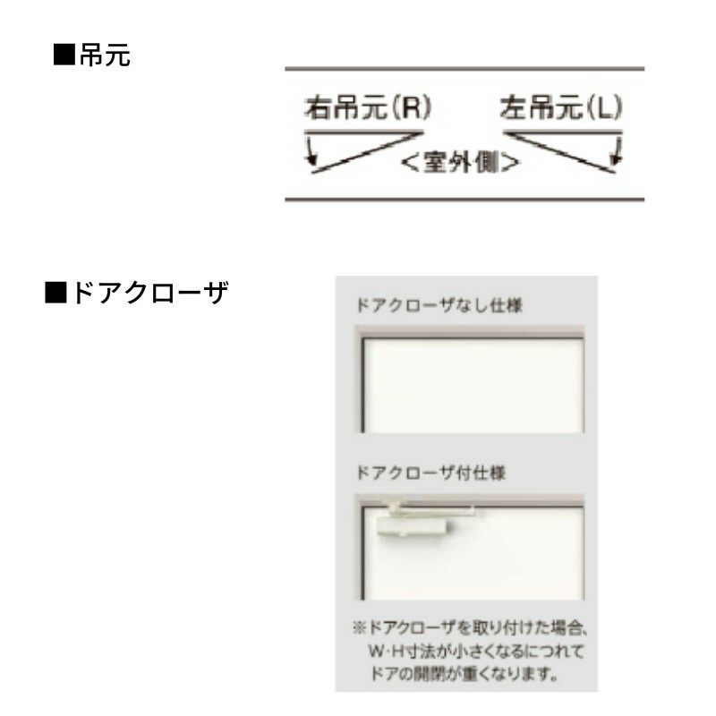 オーダーサイズ】玄関ドア 勝手口ドア ロンカラーフラッシュドア