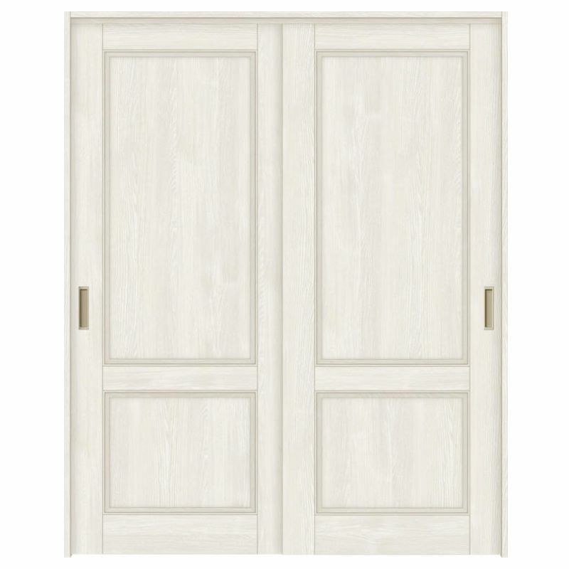 オーダーサイズ リクシル ラシッサＳ 室内引戸 上吊方式 引違い戸2枚建 ASUH-LAY ノンケーシング枠 W1092～1992mm×Ｈ1750～2425mm