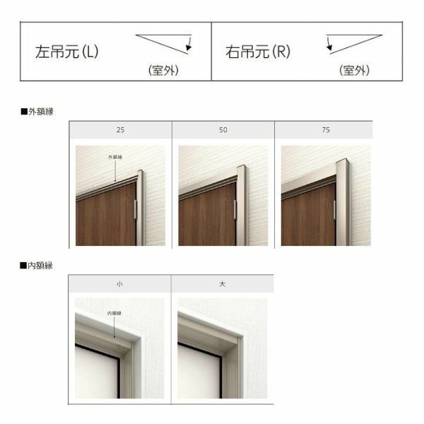 リフォーム用アパートドア リシェント 玄関リフォーム ランマなし A17型 断熱仕様 k4仕様 W714～825×H1739～2117mm リクシル/LIXIL 工事付対応可能アパートドア 11枚目