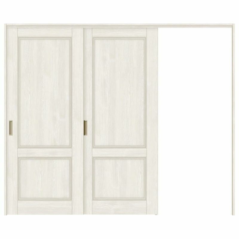 可動間仕切り 片引き戸 2枚建 引戸上吊方式 ラシッサS パネルタイプ LAY ノンケーシング枠 2420/2423 リクシル トステム 室内引き戸 引戸 リフォーム DIY