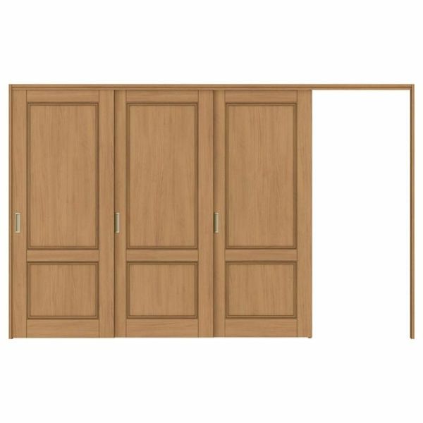 可動間仕切り 片引き戸 3枚建 引戸上吊方式 ラシッサS パネルタイプ LAY ケーシング付枠 3220/3223 リクシル トステム 室内引き戸 引戸 リフォーム DIY