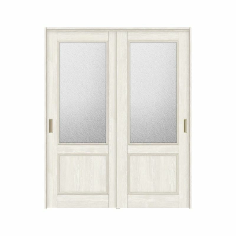 可動間仕切り 引き違い戸 2枚建 引戸上吊方式 ラシッサS ガラスタイプ LGY ノンケーシング枠 1620/1623 リクシル トステム 室内引戸 引違い戸 リフォーム DIY