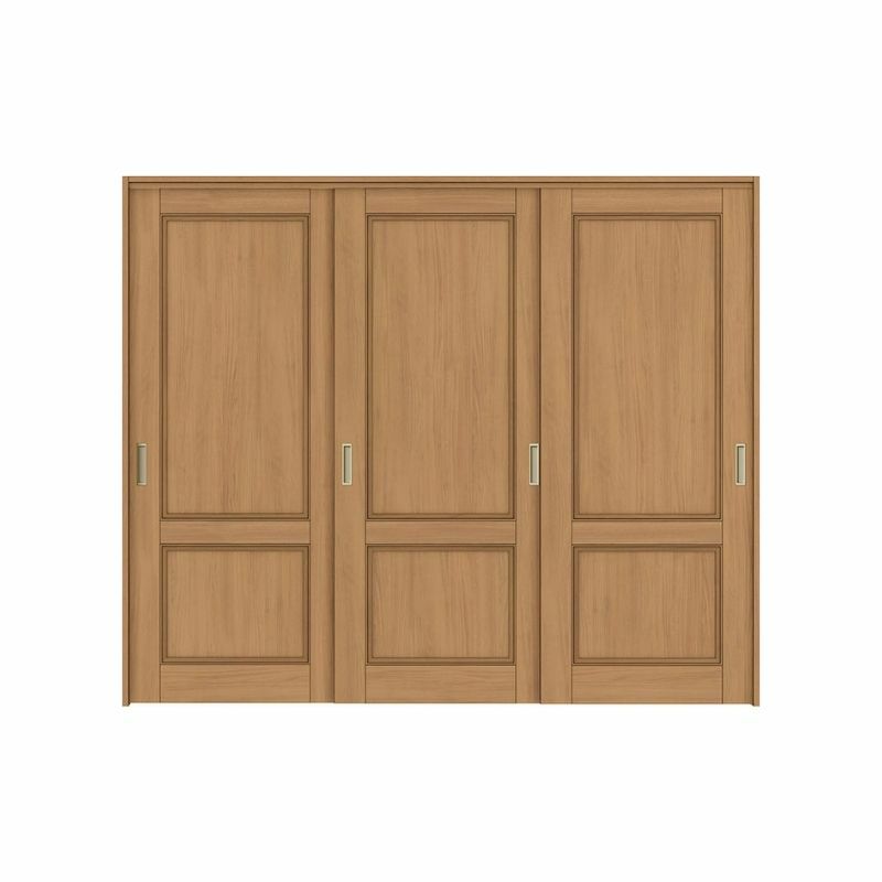 可動間仕切り 引き違い戸 3枚建 引戸上吊方式 ラシッサS パネルタイプ LAY ケーシング付枠 2420/2423 リクシル トステム 室内引戸 引違い戸 リフォーム DIY