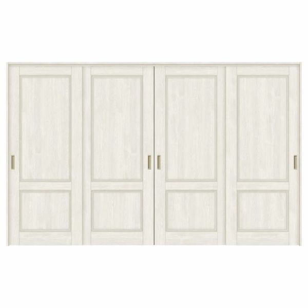 可動間仕切り 引き違い戸 4枚建 引戸上吊方式 ラシッサS パネルタイプ LAY ノンケーシング枠 3220/3223 リクシル トステム 室内引戸 引違い戸 リフォーム DIY