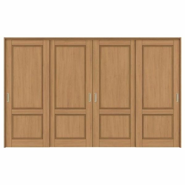 可動間仕切り 引き違い戸 4枚建 引戸上吊方式 ラシッサS パネルタイプ LAY ケーシング付枠 3220/3223 リクシル トステム 室内引戸 引違い戸 リフォーム DIY