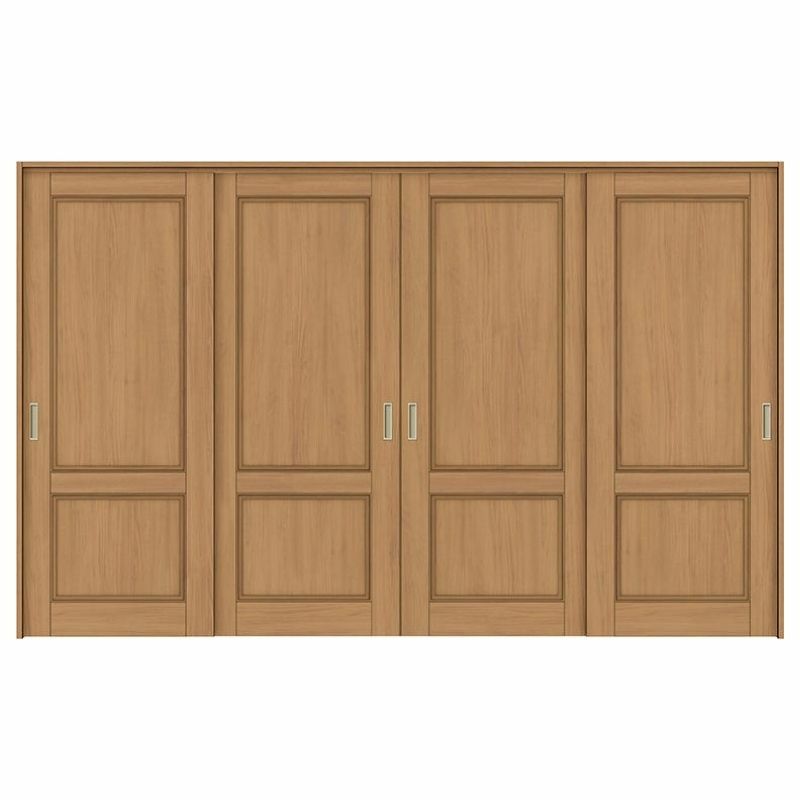 可動間仕切り 引き違い戸 4枚建 引戸上吊方式 ラシッサS パネルタイプ LAY ケーシング付枠 3220/3223 リクシル トステム 室内引戸 引違い戸 リフォーム DIY