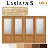 可動間仕切り 引き違い戸 4枚建 引戸上吊方式 ラシッサS ガラスタイプ LGY ノンケーシング枠 3220/3223 リクシル トステム 室内引戸 引違い戸 リフォーム DIY 2枚目