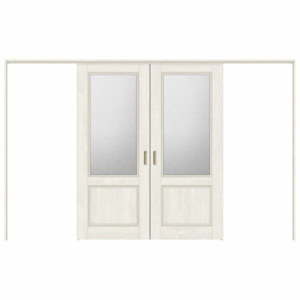 可動間仕切り 引き分け戸 引戸上吊方式 ラシッサS ガラスタイプ LGY ノンケーシング枠 3220/3223 リクシル トステム 室内 引分け戸 ドア リフォーム DIY