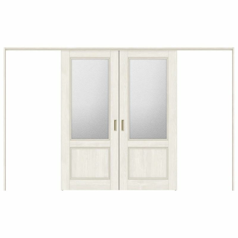 可動間仕切り 引き分け戸 引戸上吊方式 ラシッサS ガラスタイプ LGY ノンケーシング枠 3220/3223 リクシル トステム 室内 引分け戸 ドア リフォーム DIY