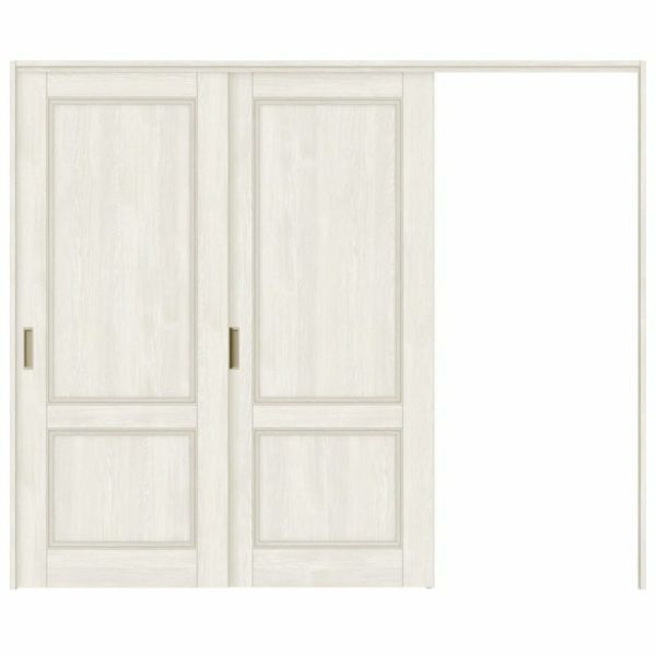 オーダーサイズ リクシル ラシッサＳ 可動間仕切り 引戸上吊方式 片引戸2枚建 ASMKD-LAY ノンケーシング枠 W1604～2954mm×Ｈ1750～2425mm