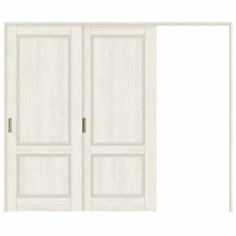 オーダーサイズ リクシル ラシッサＳ 可動間仕切り 引戸上吊方式 片引戸2枚建 ASMKD-LAY ノンケーシング枠 W1604～2954mm×Ｈ1750～2425mm