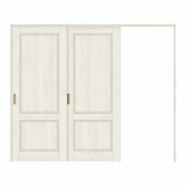 オーダーサイズ リクシル ラシッサＳ 可動間仕切り 引戸上吊方式 片引戸2枚建 ASMKD-LAY ケーシング付枠 W1604～2954mm×Ｈ1750～2425mm