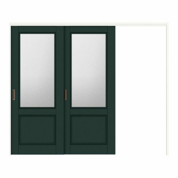 【オーダーサイズ 】リクシル ラシッサD ヴィンティア 可動間仕切り 片引戸 2枚建 AVMKD-LGY ノンケーシング枠 Ｗ1604～2954mm×Ｈ1750～2425mm