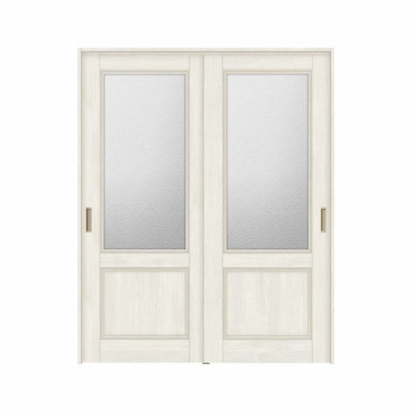 オーダーサイズ リクシル ラシッサＳ 可動間仕切り 上吊方式 引違い戸2枚建 ASMHH-LGY ノンケーシング枠 W1092～1992mm×Ｈ1750～2425mm