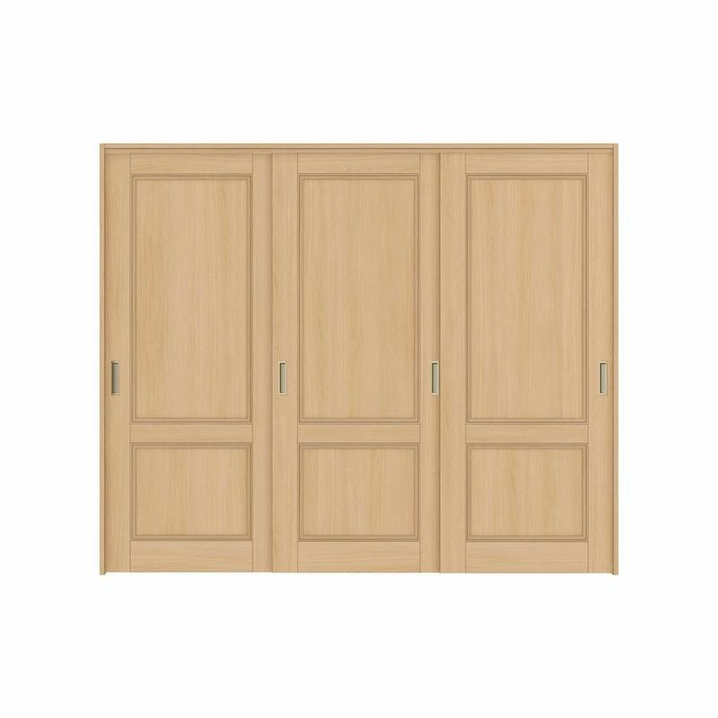 オーダーサイズ リクシル ラシッサＳ 可動間仕切り 上吊方式 引違い戸3枚建 ASMHT-LAY ケーシング付枠 W1604～2954mm×Ｈ1750～2425mm