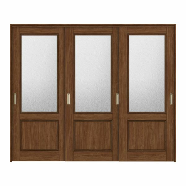 オーダーサイズ リクシル ラシッサＳ 可動間仕切り 上吊方式 引違い戸3枚建 ASMHT-LGY ノンケーシング枠 W1604～2954mm×Ｈ1750～2425mm