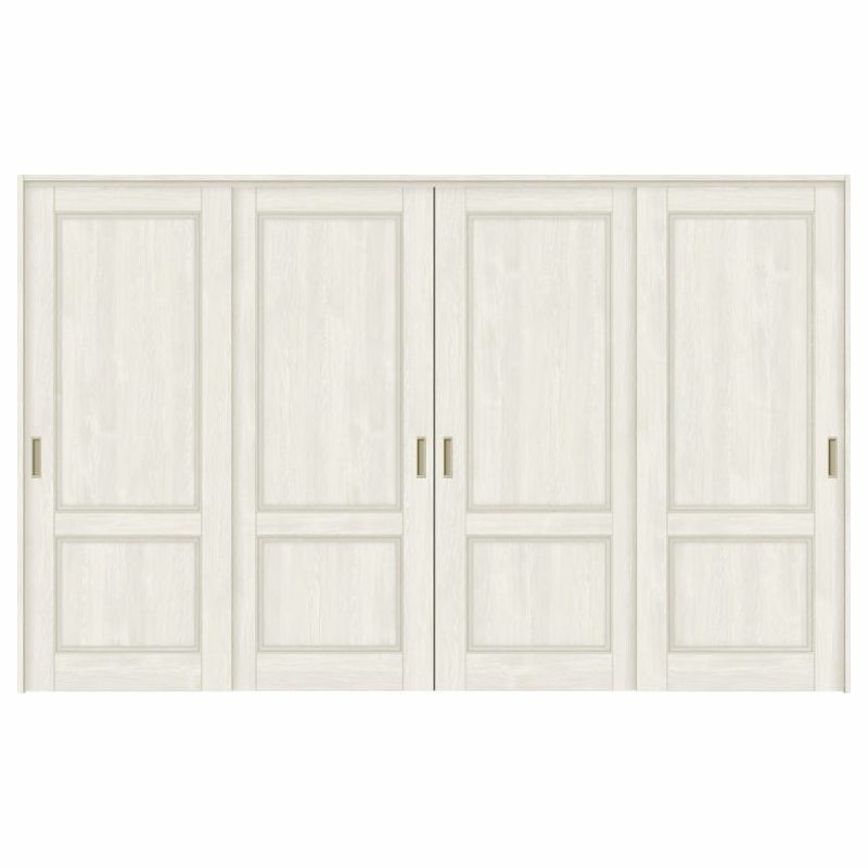 オーダーサイズ リクシル ラシッサＳ 可動間仕切り 上吊方式 引違い戸4枚建 ASMHF-LAY ノンケーシング枠 W2149～3949mm×Ｈ1750～2425mm