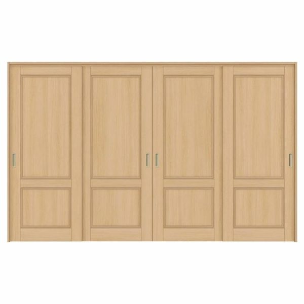 オーダーサイズ リクシル ラシッサＳ 可動間仕切り 上吊方式 引違い戸4枚建 ASMHF-LAY ケーシング付枠 W2149～3949mm×Ｈ1750～2425mm