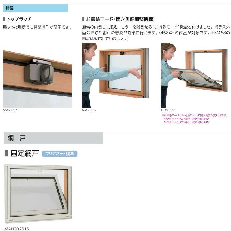 内倒し窓 07407 エピソードⅡ ＮＥＯ W780×H770 mm YKKap 断熱 樹脂アルミ複合 サッシ 内倒し 窓 複層 リフォーム DIY 5枚目