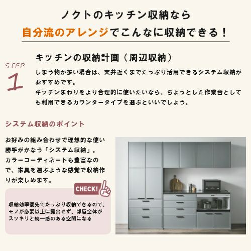 食器棚 システムキッチン収納 ノクト LIXIL ハイフロア