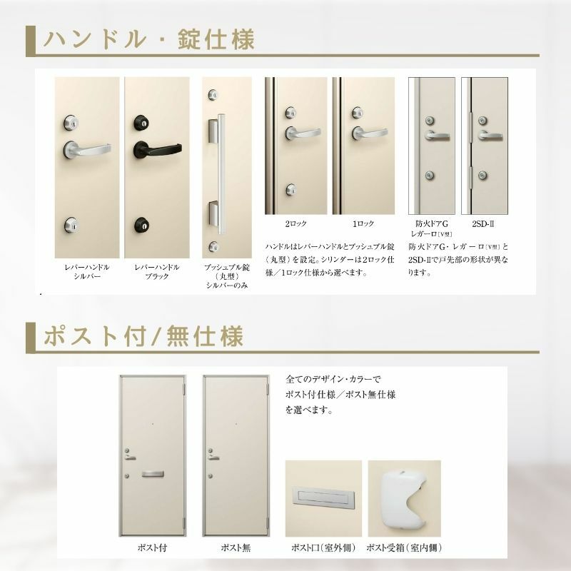 アパート用玄関ドア レガーロ R14型 W785×H1920/2000mm 手動錠 断熱仕様D3/D4 非防火仕様 ランマ無 YKK YKKap 集合住宅用ドア おしゃれ 防犯 リフォーム 8枚目