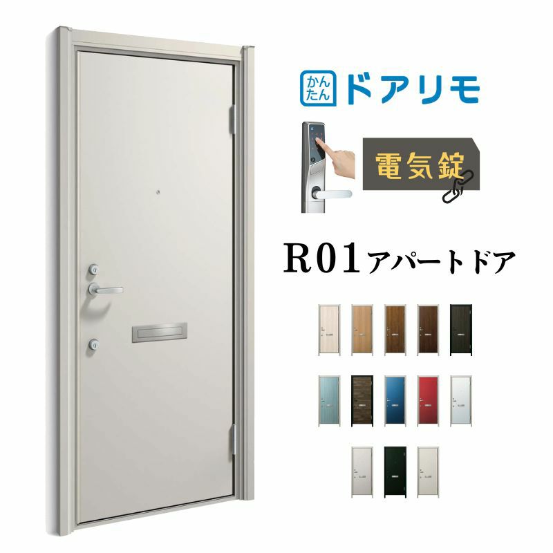 YKKap アパートドア シリンダー ドアリモ アパートドア R01型 特寸W666 
