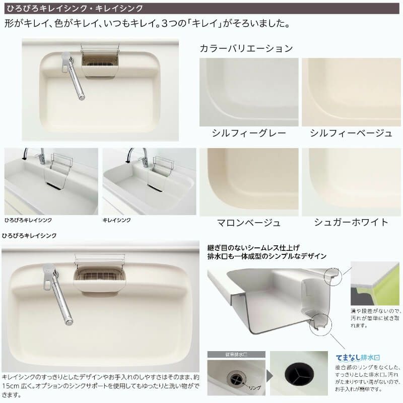 システムキッチン リクシル ノクト 壁付I型 W2100mm 基本プラン 3口コンロ 間口幅210×奥行65cm 食洗機付 吊り戸棚付 グループ3 LIXIL リフォーム 流し台 システムキッチン セミオーダー 仕様変更対応 11枚目