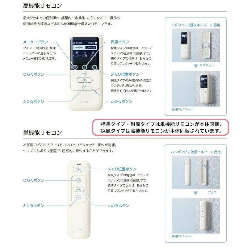 先付 単体シャッター 電動 11918 採風タイプ 規格サイズ W1235×H(CH)1830mm リクシル/トステム テラスサイズ 耐風 防犯 雨戸 アルミサッシ 窓 新設 新築 5枚目