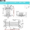 YKKap 室内引戸 ファミット スリム枠 famitto/C  クロス C01 引違い戸(3枚建) 24020 [ W2400×H2045mm ] ラウンドレール YKK 室内 建具 リフォーム DIY 15枚目