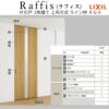 室内引戸 片引戸 2枚建 上吊方式 ライン枠 ラフィス RGX アクリル系パネル 2424 リクシル LIXIL Raffis 建具 リフォーム 4枚目