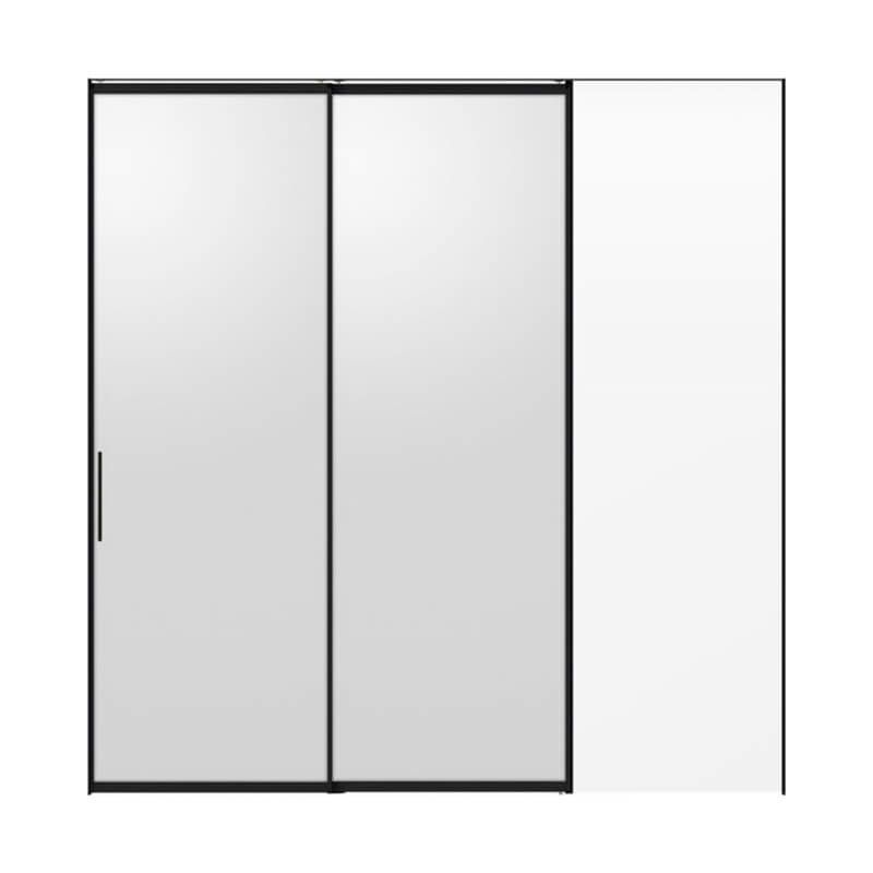 室内引戸 片引戸 2枚建(連動) 上吊方式 ライン枠 ラフィス RZA アルミガラス 2424 リクシル LIXIL Raffis 建具 リフォーム