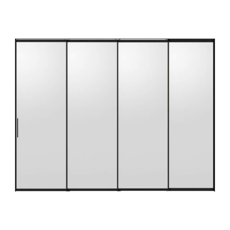 室内引戸 片引戸 3枚建＋ＦＩＸ 上吊方式 ライン枠 ラフィス RZA アルミガラス 3224 リクシル LIXIL Raffis 建具 リフォーム