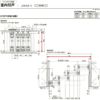 室内引戸 片引戸 3枚建＋ＦＩＸ 上吊方式 ライン枠 ラフィス RZA アルミガラス 3224 リクシル LIXIL Raffis 建具 リフォーム 10枚目