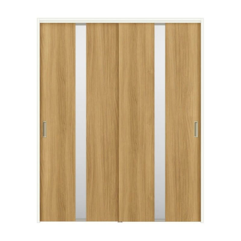 室内引戸 引違い戸2枚建 上吊方式 ノンケーシング枠 ラフィス RGW アクリル系パネル 1620/1820 リクシル LIXIL Raffis 建具 交換 リフォーム DIY